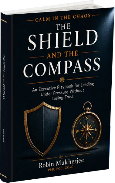 Cover of The Shield and The Compass by Robin Mukherjee