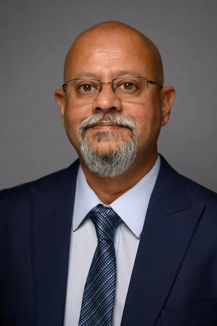 Robin Mukherjee, colour portrait